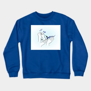 ASL I am Blessed Crewneck Sweatshirt